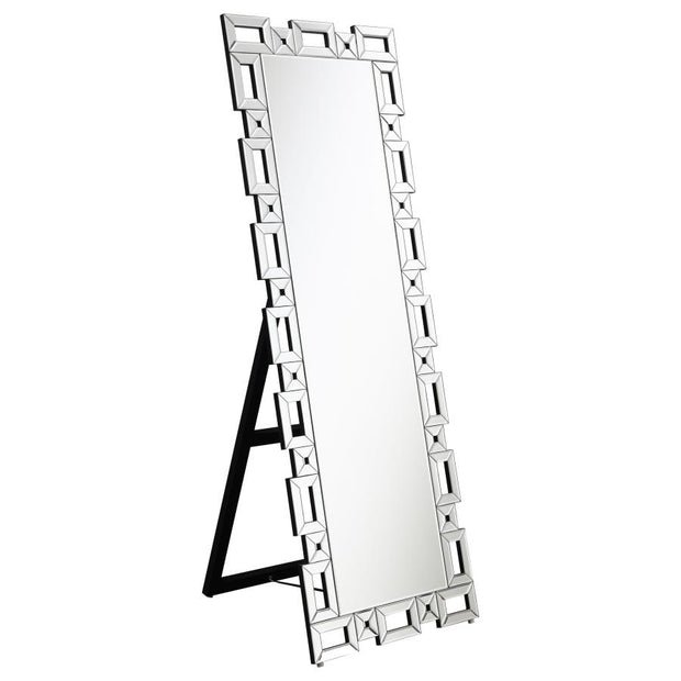 Geometric Frame Standing Mirror