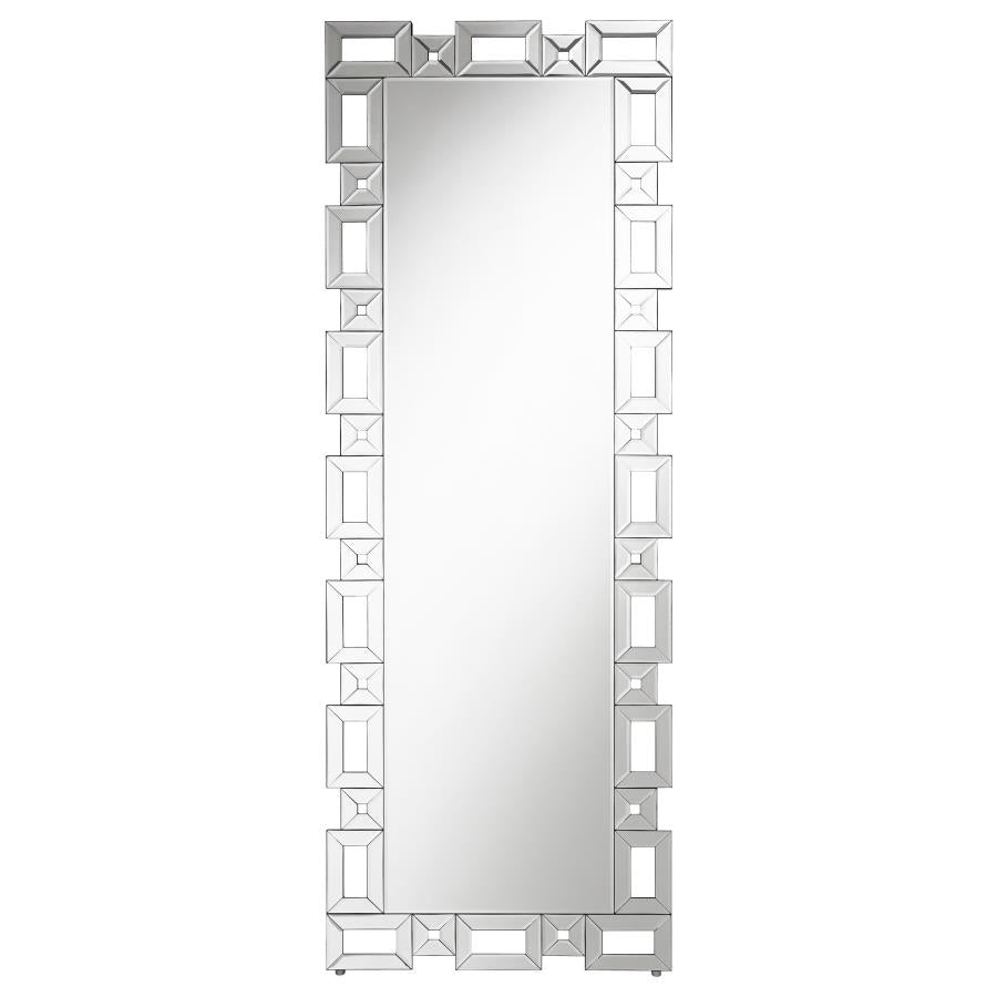 Geometric Frame Standing Mirror