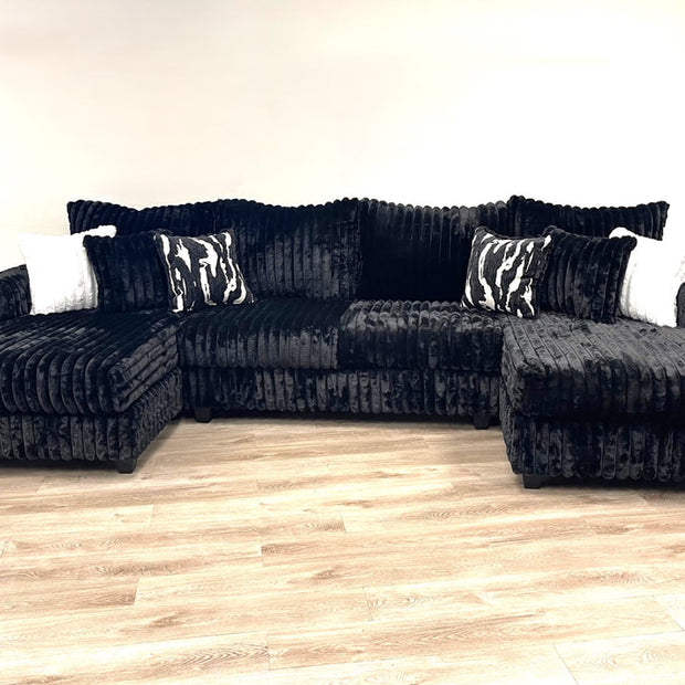 9700 Black Sectional