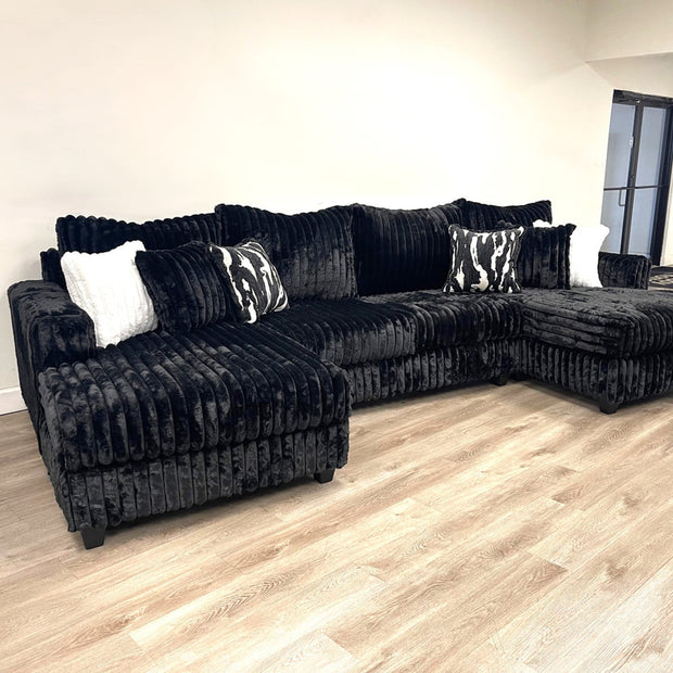 9700 Black Sectional