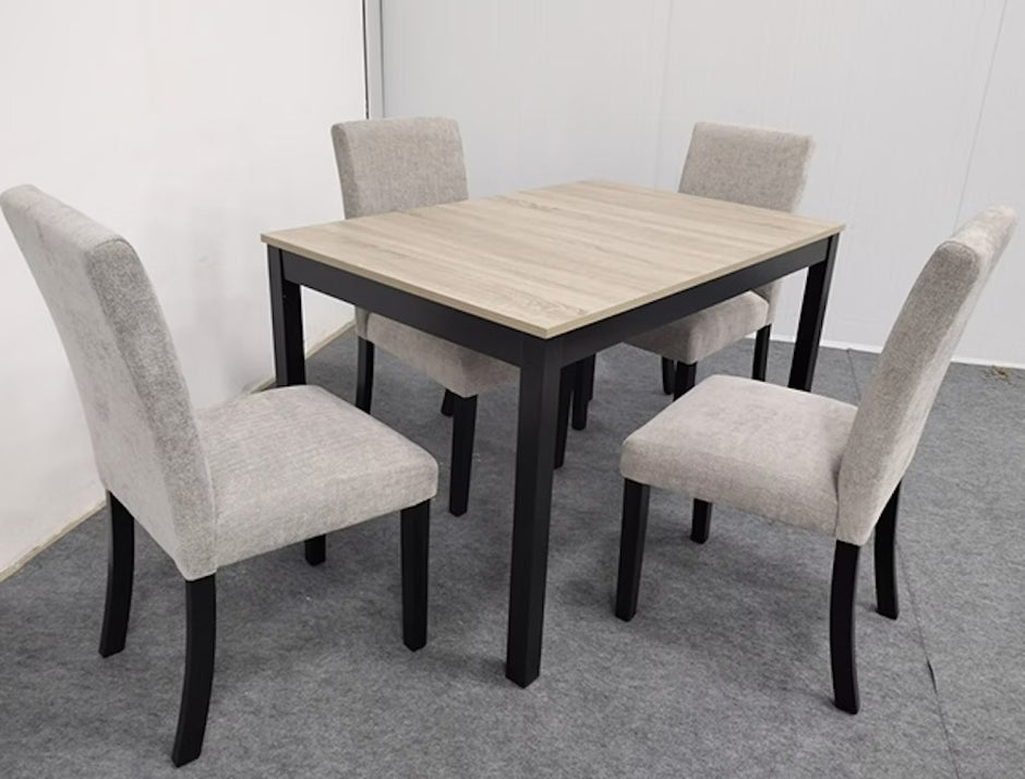 1219 FORANA GREY DINING SET