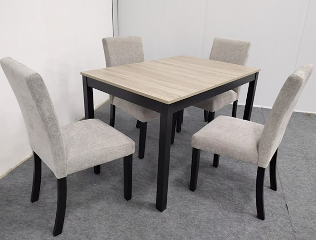 1219 FORANA GREY DINING SET