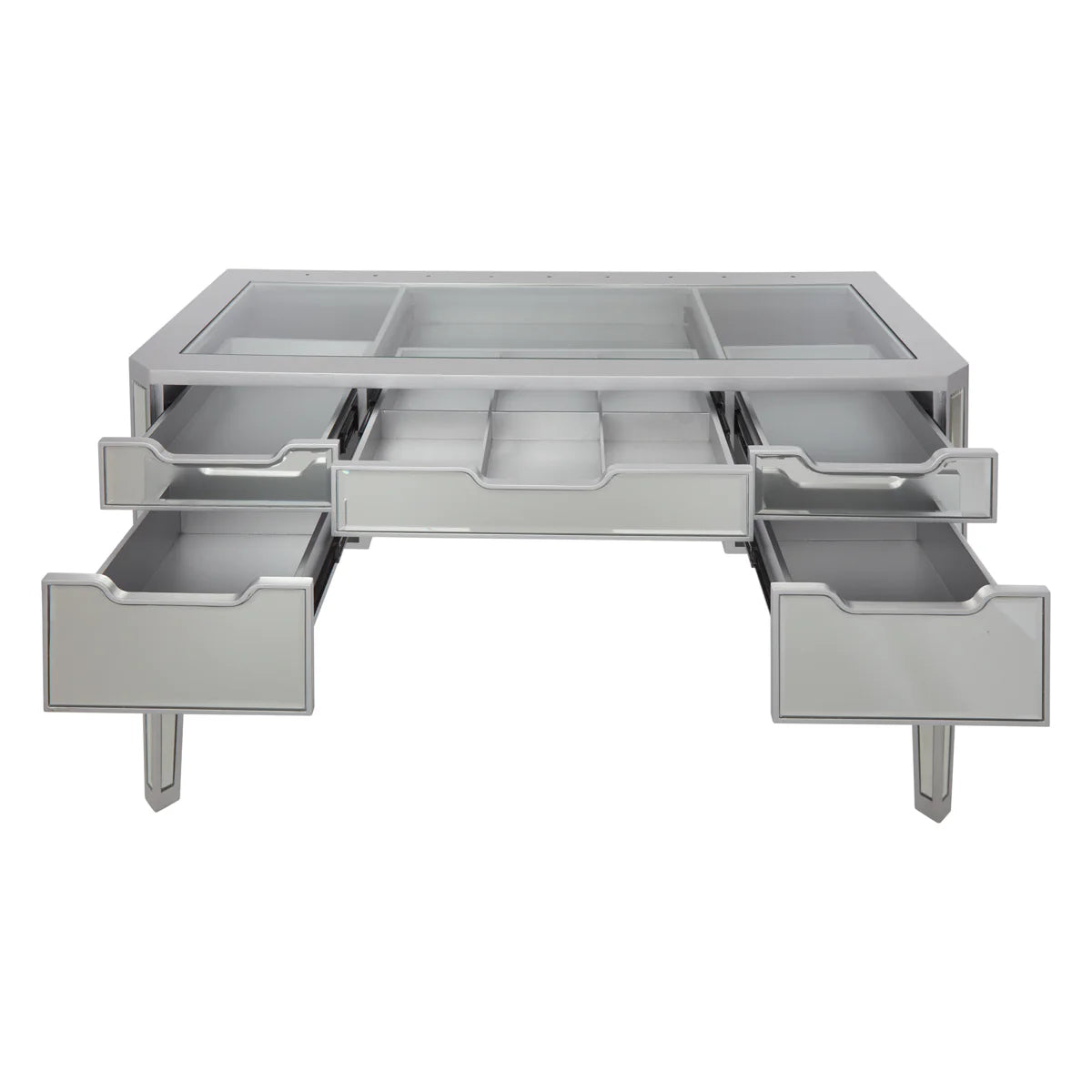 SlayStation Aria Premium Mirrored Vanity table