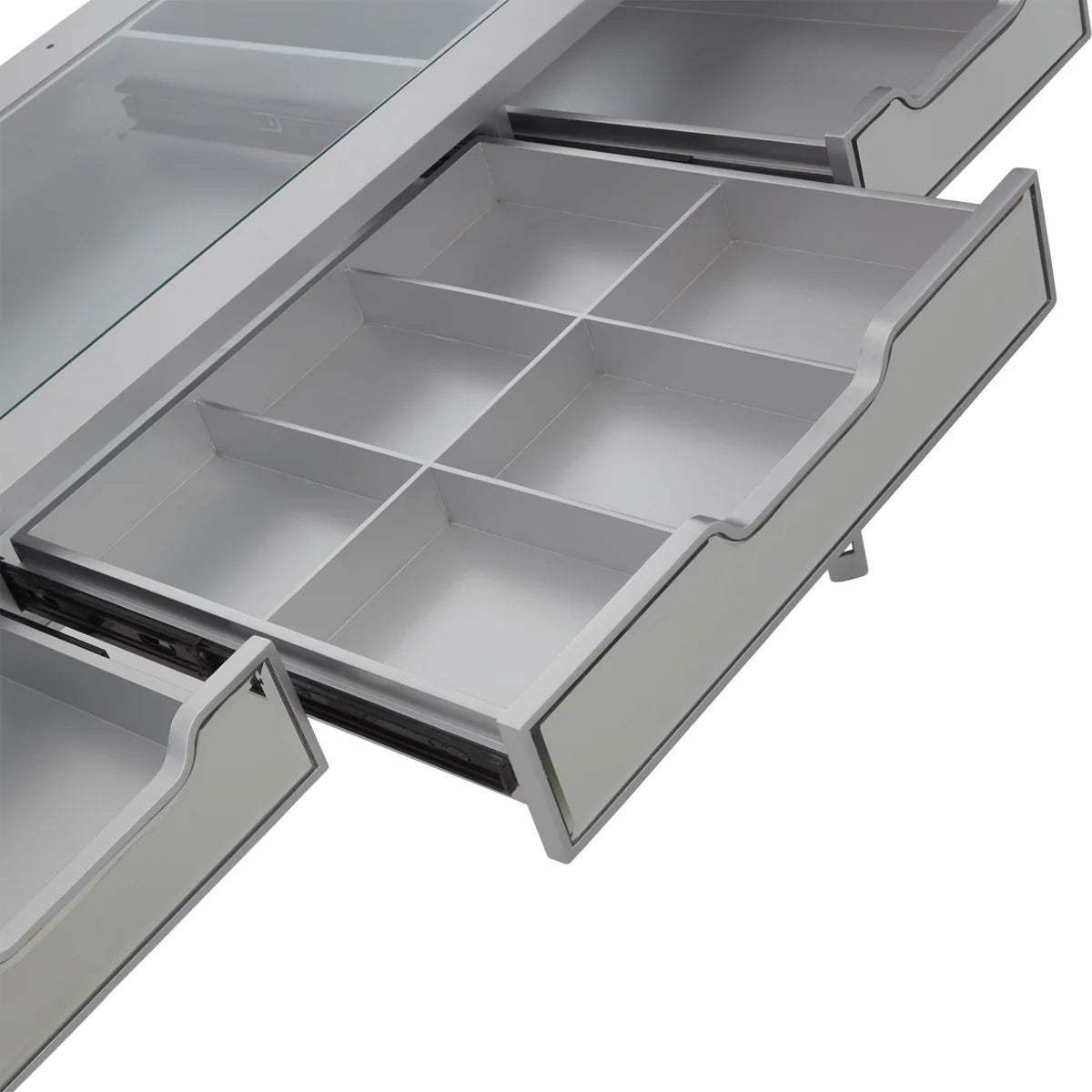 SlayStation Aria Premium Mirrored Vanity table