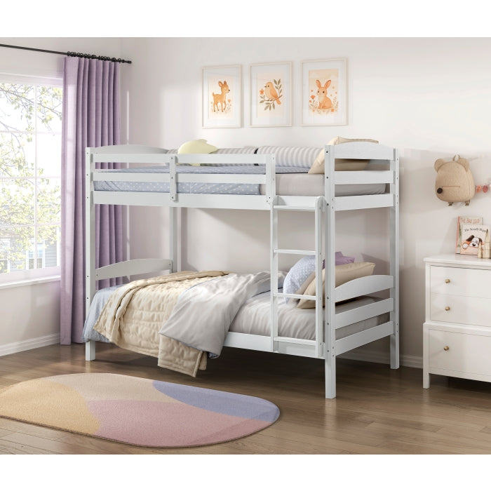B2022WH-1 Twin/Twin Bunk Bed