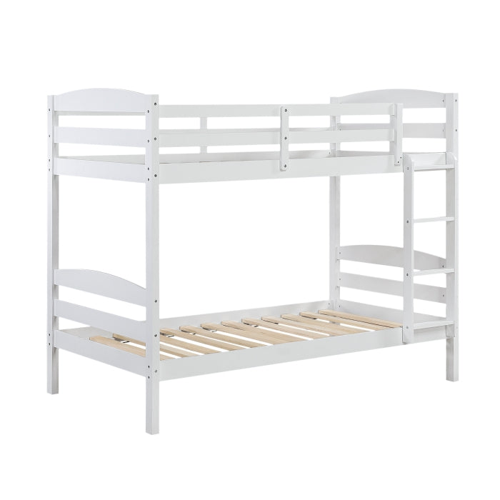 B2022WH-1 Twin/Twin Bunk Bed