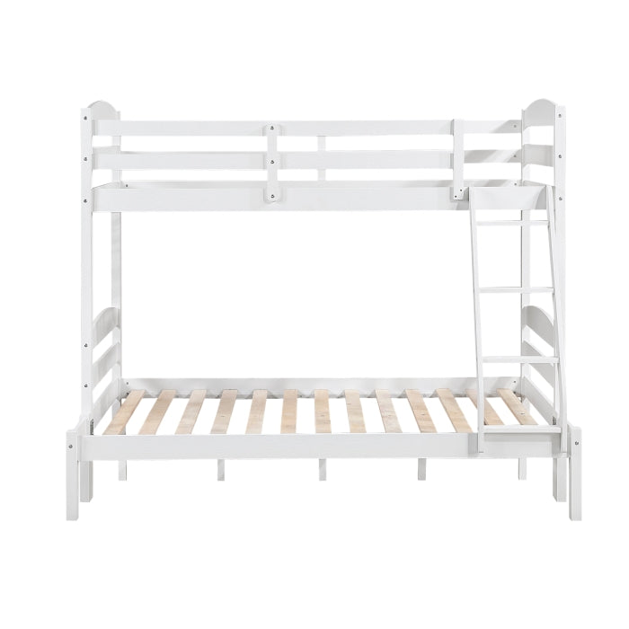 B2022WHTF-1 Twin/Full Bunk Bed