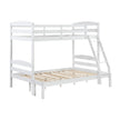 B2022WHTF-1 Twin/Full Bunk Bed