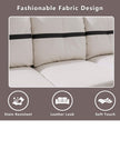 F09519B PU Sectional + Ottoman Set