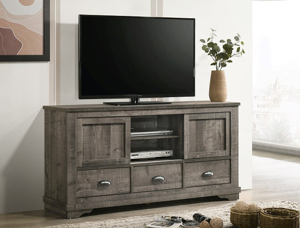 B8100-7 CORALEE GREY TV STAND