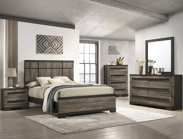 B8160 REMINGTON GREY BEDROOM SET