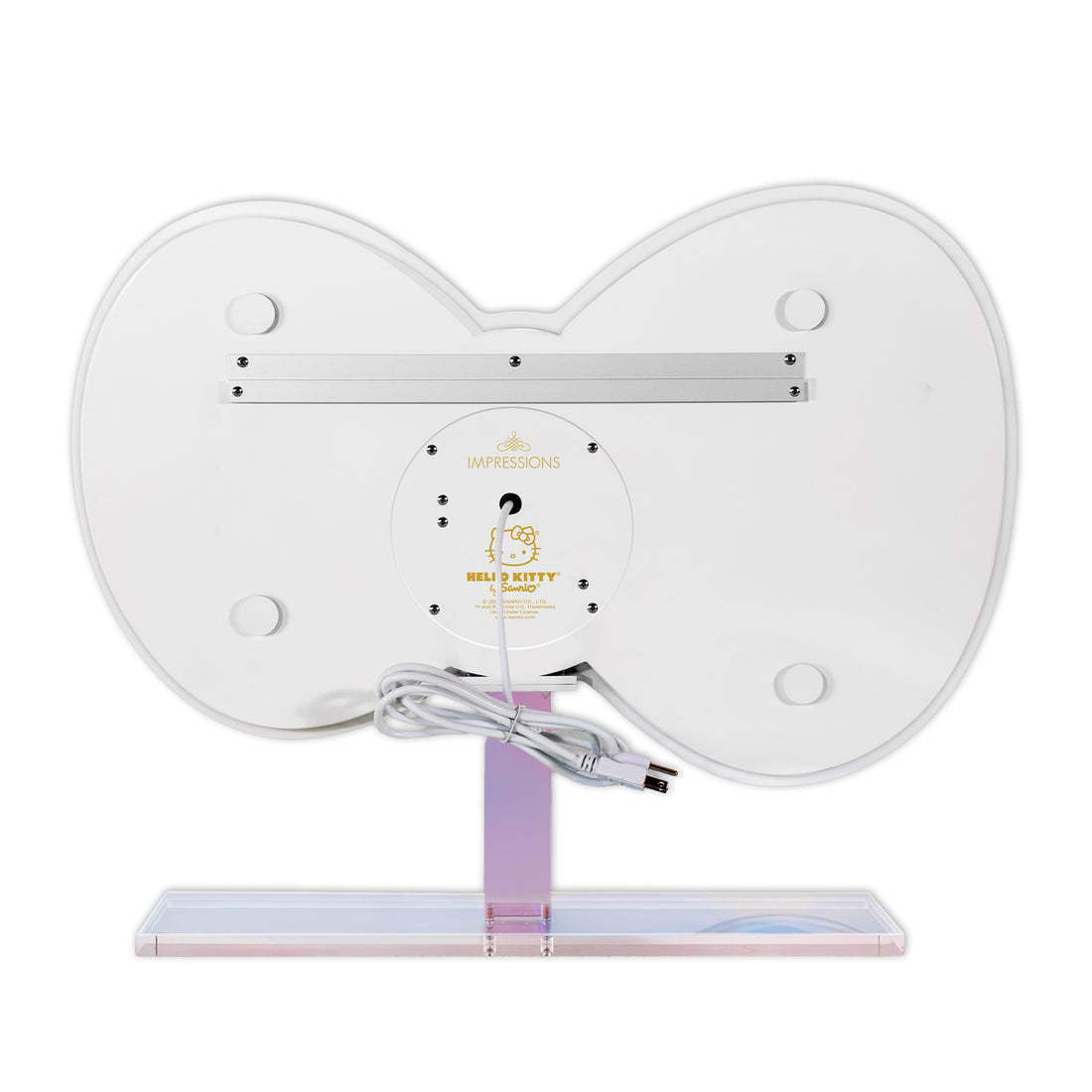 Hello Kitty RGB Bow Wall Mirror W/ Detachable Base