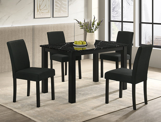 2120 RESIA BLACK DINING SET
