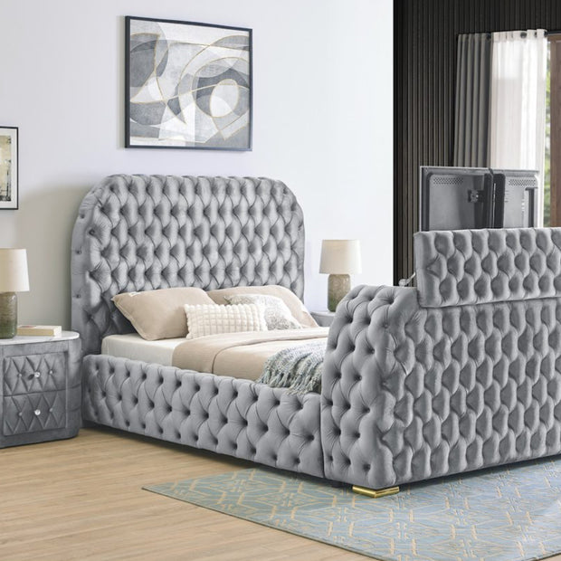 5115 Natalia Grey Bed