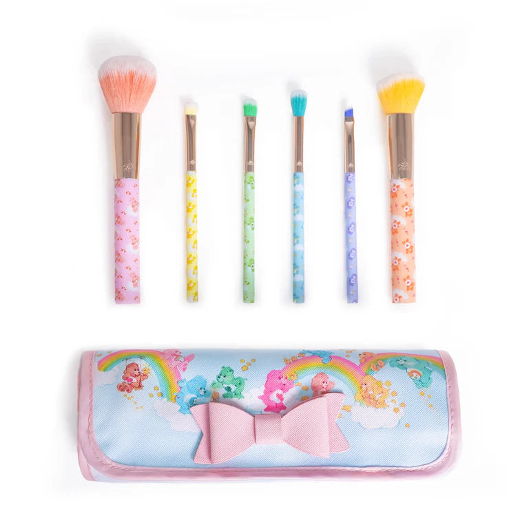 Care Bears Dreamland 6-PC Brush Set + Roll Up Case