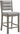 2750AG RENWICK BROWN COUNTER HEIGHT SET