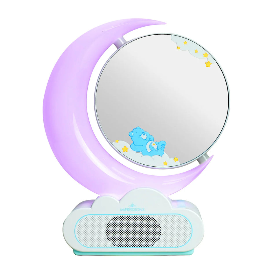 Care Bears Bedtime RGB Moon Lamp Makeup Mirror With Bluetooth Speaker