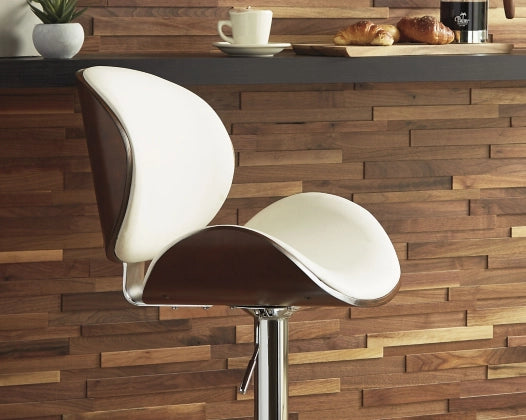 Ashley D120-630 Bellatier White Barstool Set