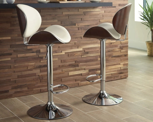 Ashley D120-630 Bellatier White Barstool Set