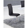 D490dt White/black Dining Set