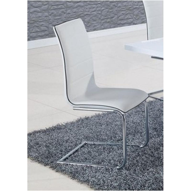D490dt White Dining Set