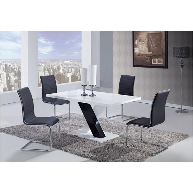 D490BLK Dining Set