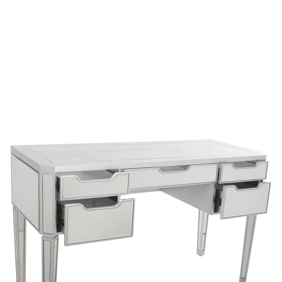 SlayStation Aria Premium Mirrored Vanity table
