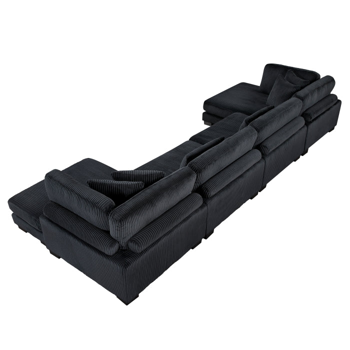 8555 4-PIECE MODULAR SECTIONAL WITH REVERSIBLE CHAISE