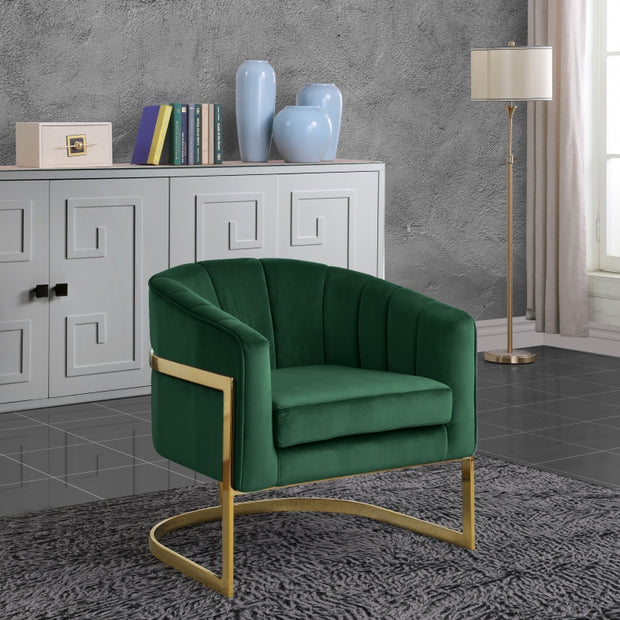 Carter Velvet Accent Chair
