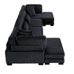 8555 4-PIECE MODULAR SECTIONAL WITH REVERSIBLE CHAISE