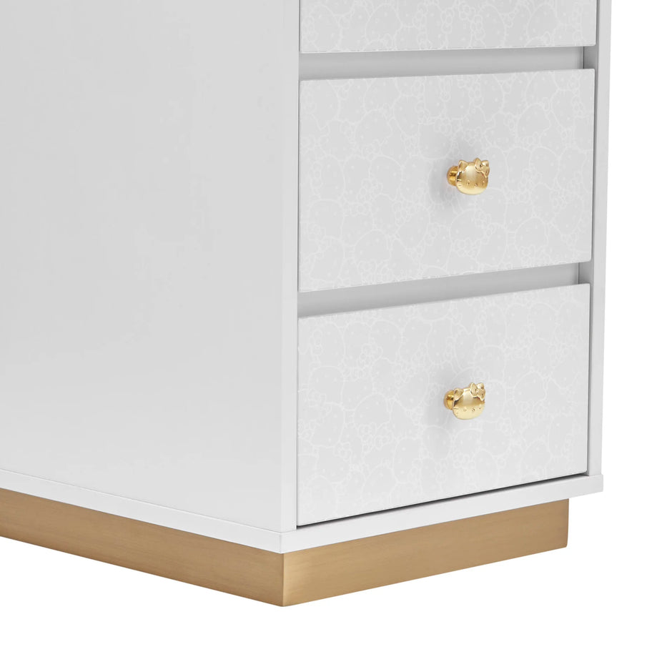 Hello Kitty SlayStation 6-Drawer Makeup Vanity Storage Unit