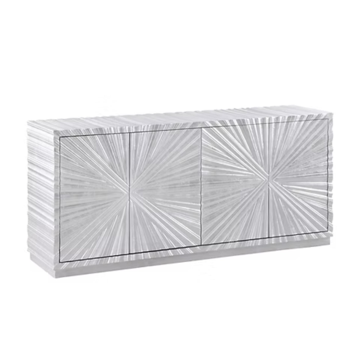 A-C10 Selene Silver Leaf Console