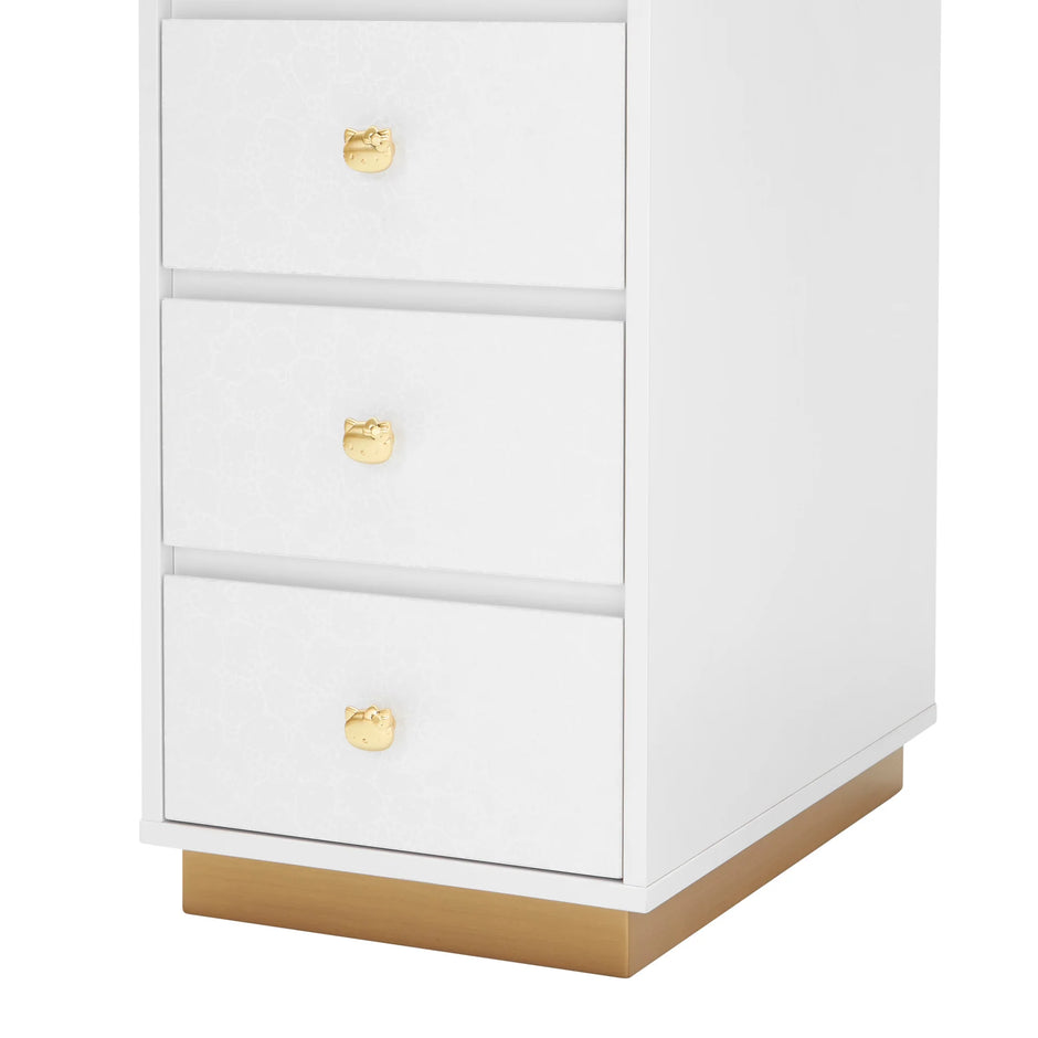 Hello Kitty SlayStation 6-Drawer Makeup Vanity Storage Unit