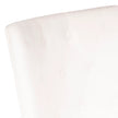Raven Tufted White Vanity Chair