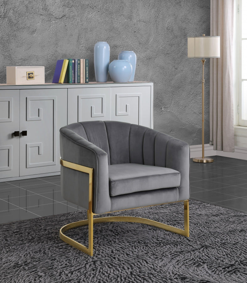 Carter Velvet Accent Chair