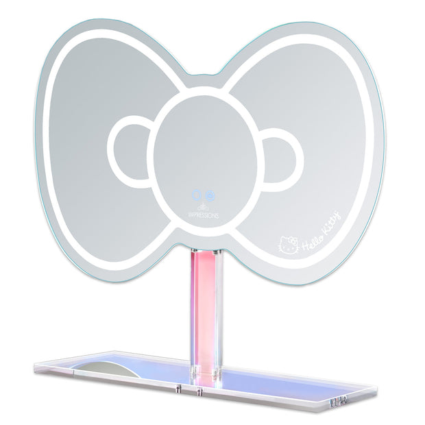 Hello Kitty RGB Bow Wall Mirror W/ Detachable Base