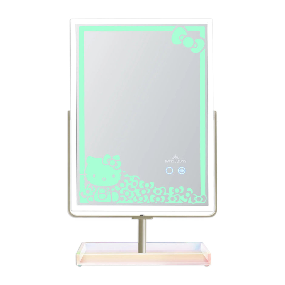 Hello Kitty RGB Makeup Mirror with Catchall Tray