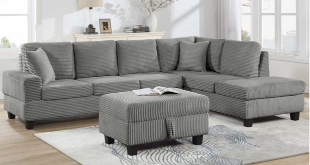 SH3223 Sectional + Ottoman