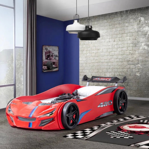 Red Racer Car Twin bed