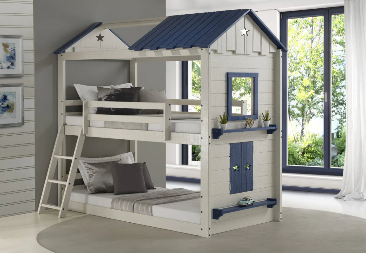 1580-TTLGB Twin/Twin Star Gaze Bunkbed