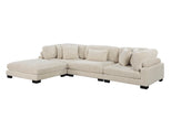 8555 4-Piece Modular Sectional with Ottoman