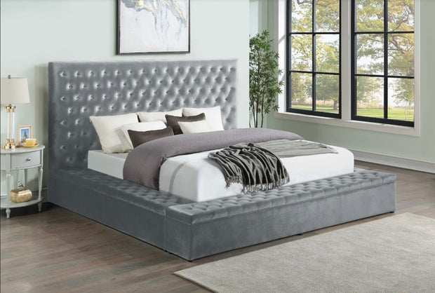 Cama Bliss de terciopelo negro