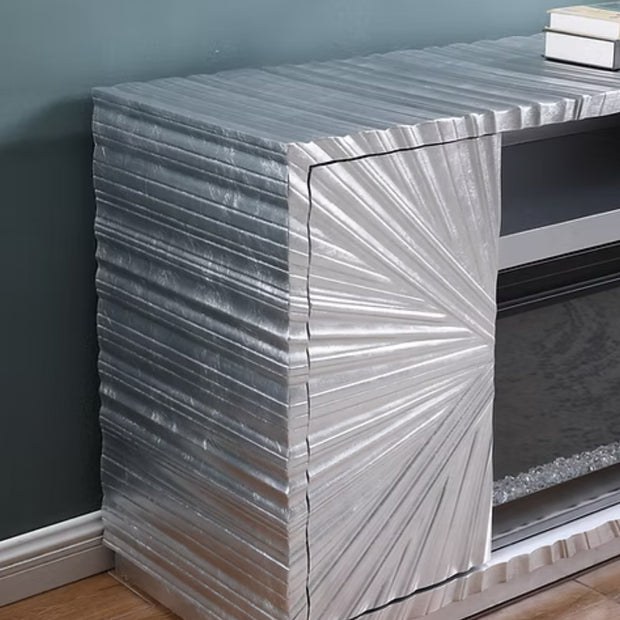 A-F06 Selene Silver Leaf Fireplace