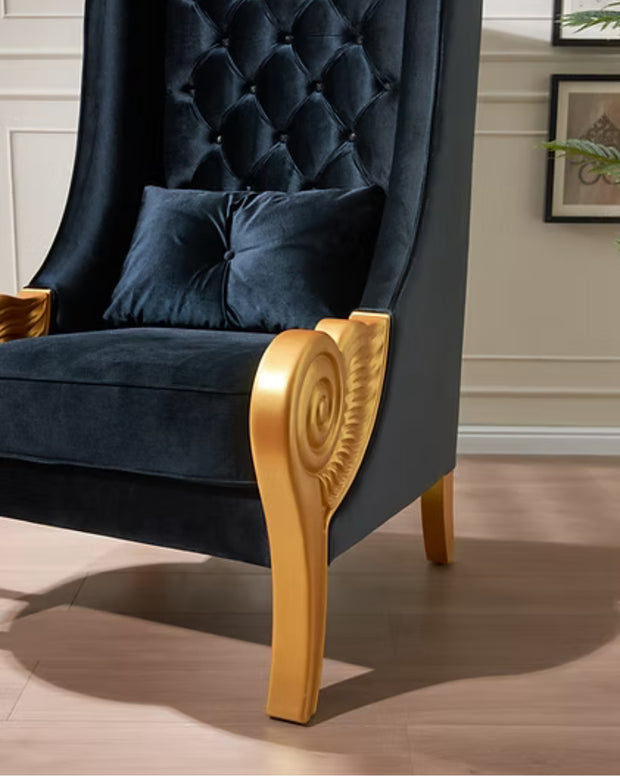 A-CH02 Throne 62.5" Tall (Black)