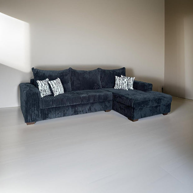 S335 Memphis Black Sectional