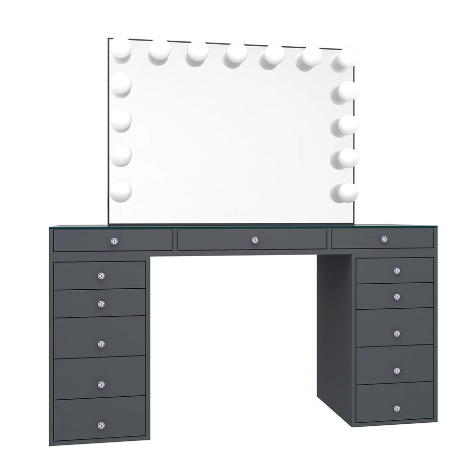 SlayStation Pro 2.0 Tabletop + Vanity Mirror + 5 Drawer Units Bundle