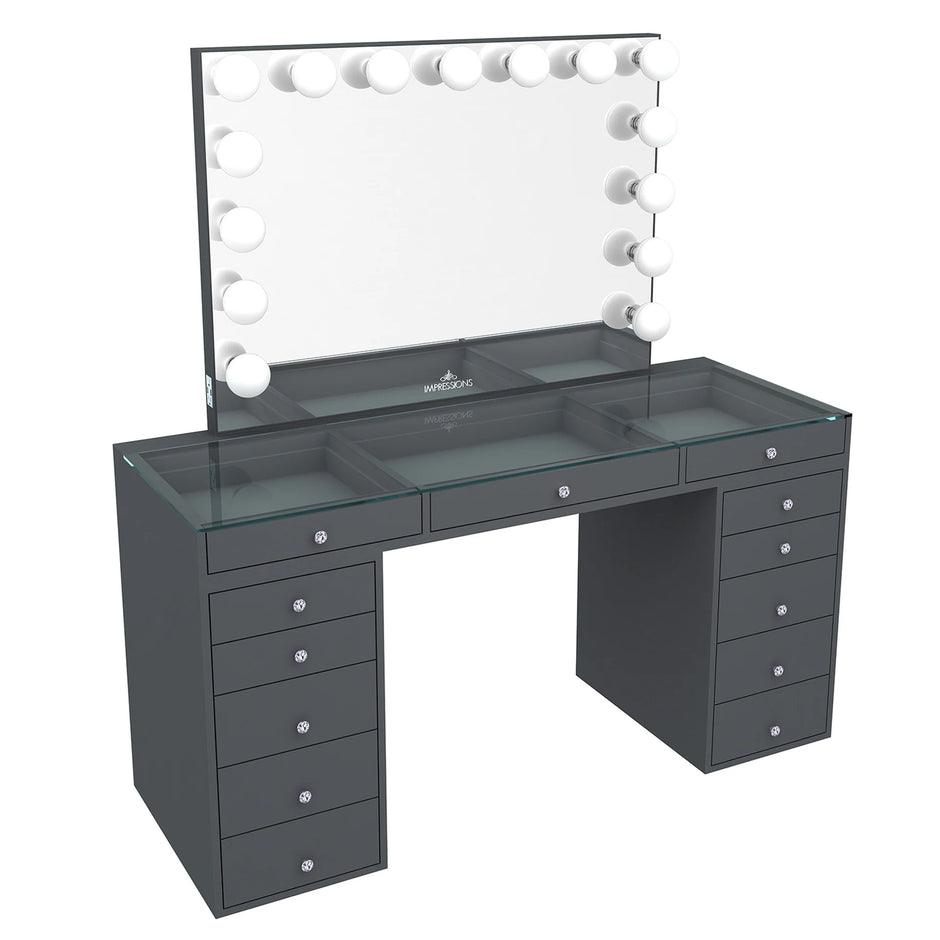 SlayStation Pro 2.0 Tabletop + Vanity Mirror + 5 Drawer Units Bundle