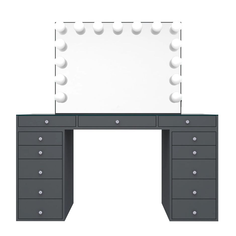 SlayStation Pro 2.0 Tabletop + Vanity Mirror + 5 Drawer Units Bundle
