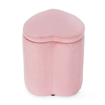 Hello Kitty® Heart Storage Vanity Ottoman