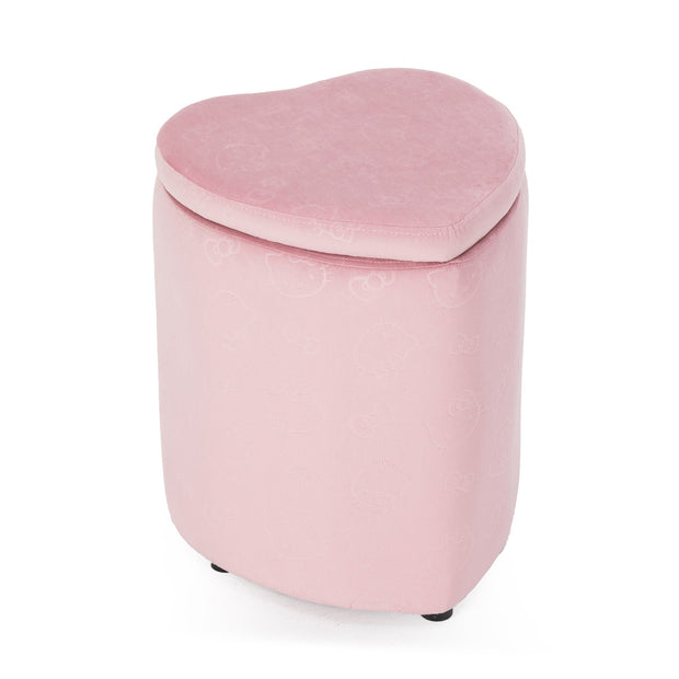 Hello Kitty® Heart Storage Vanity Ottoman